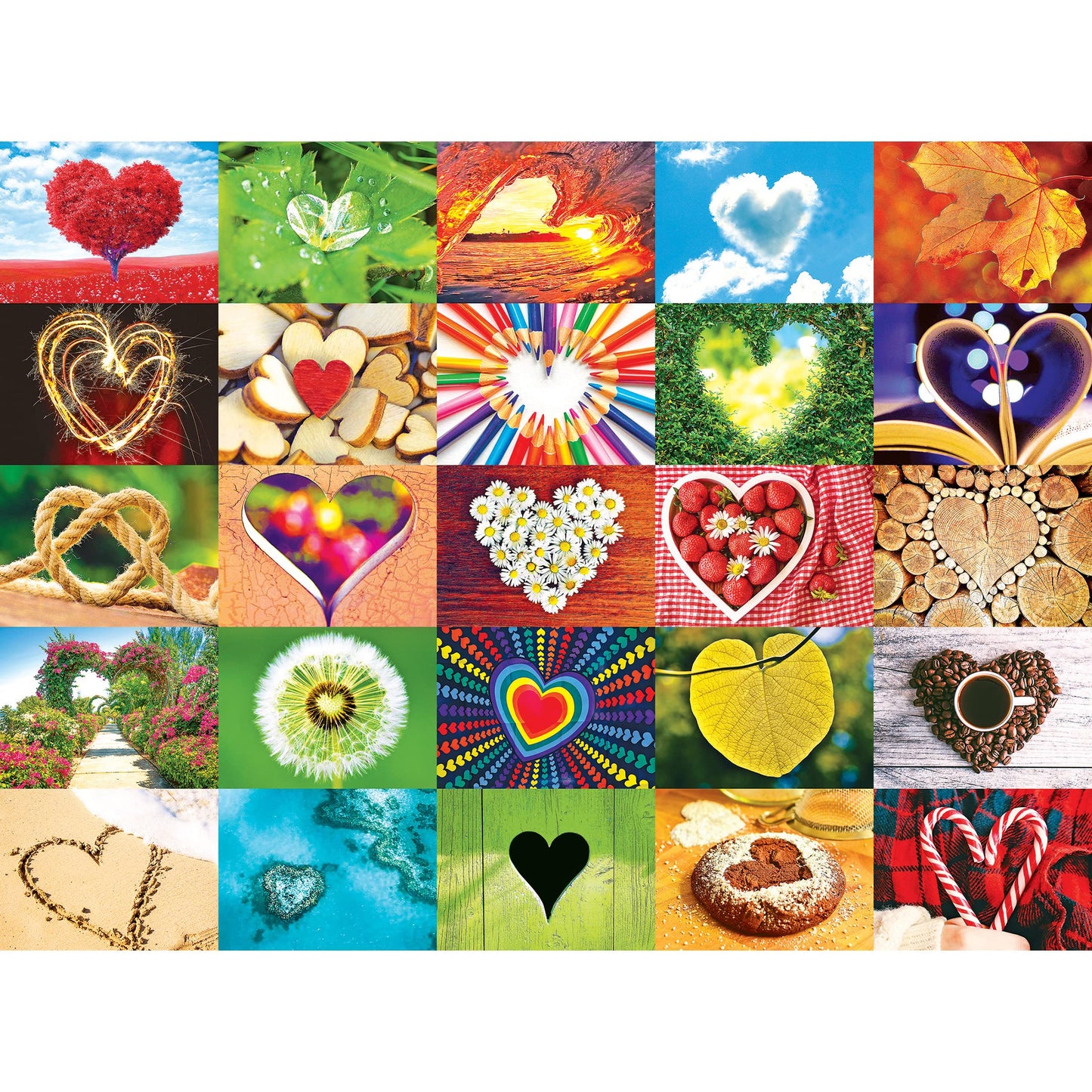 RoseArt 1000 Piece Jigsaw Puzzle - Kodak Premium Cork - Multi-colored - Love is Everywhere - Model 8720ZZF