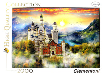 Clementoni 32559.7 Clementoni - 32559 - Collection-Neuschwanstein-2000 Pieces, Multi-Colour