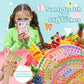 Tageenla Scratch and Sniff Stickers, 72 Sheets, 1500+ Scented Food Themes, Colorful Paper Stickers for Classroom Rewards