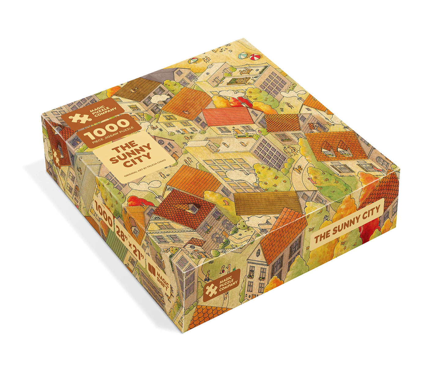 The Sunny City • 1000-Piece Jigsaw Puzzle From The Magic Puzzle Company • Series One