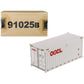 20 Dry Goods Sea Container Oocl White Transport Series 1/50 Model By Diecast Masters