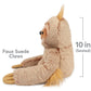 GUND Augie Sloth Plush  enhanced Stuffed Animal for Ages 1 and Up  Tan/Copper  15
