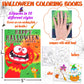 Geefuun 60Pcs Halloween Coloring Books Bulk For Kids - Hallowmas Trick Or Treat Goodie Bags Fillers Stuffer Gifts Party Favors Supplies