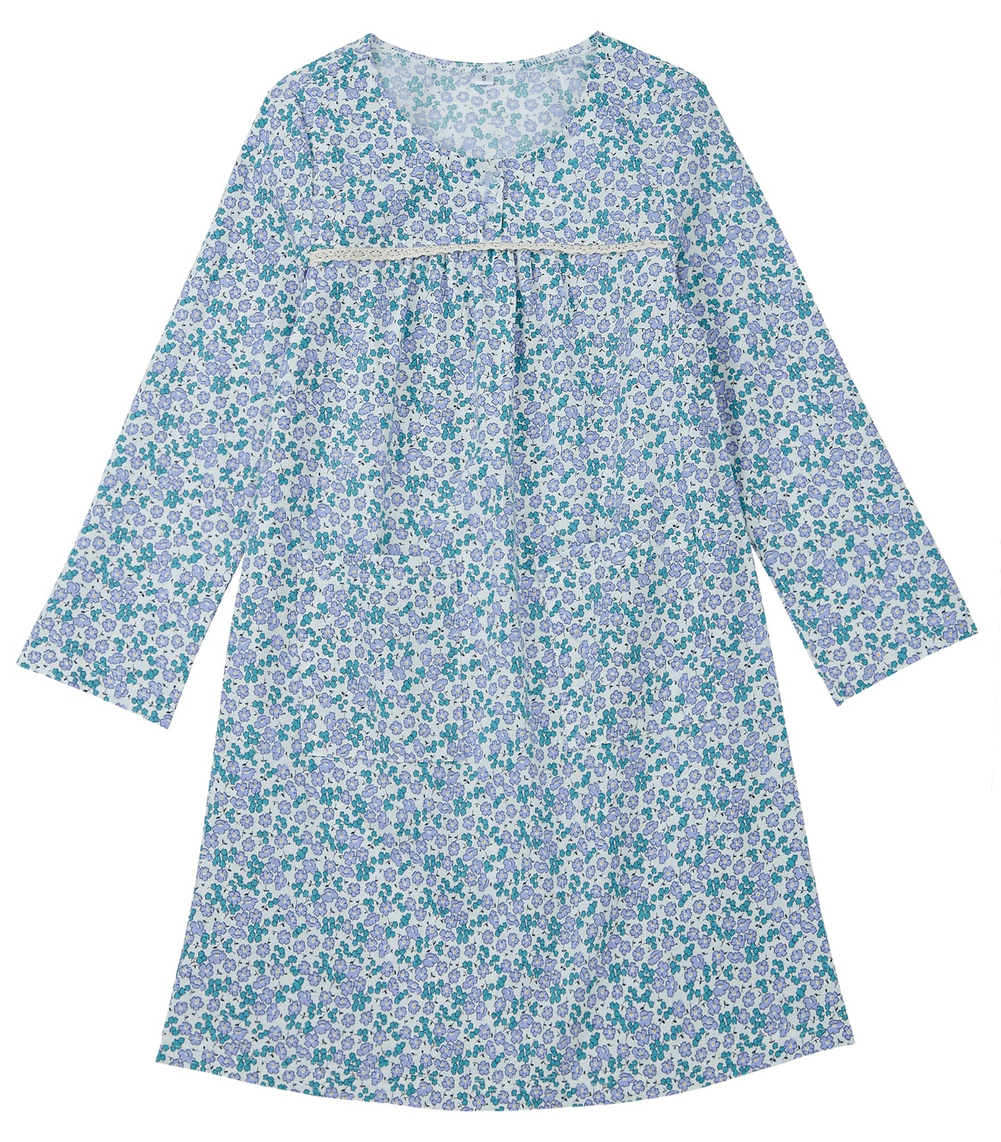 Girls 100Th Day Of School Costume Grandma Dress Halloween Cosplay Little Old Lady Costume For Kids (3 Floral, 5)