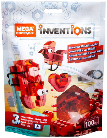 Mega Construx Inventions Red Brick Building Set