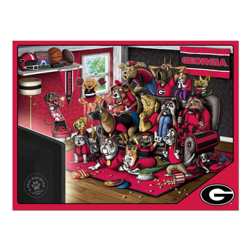 Youthefan Ncaa Georgia Bulldogs Purebred Fans 500Pc Puzzle - A Real Nailbiter
