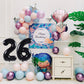 Smlpuame 40 Inch Number Balloon 0-9 Black Large Number 26 Balloons,Digital Balloons For Birthday Party Celebration Decorations S