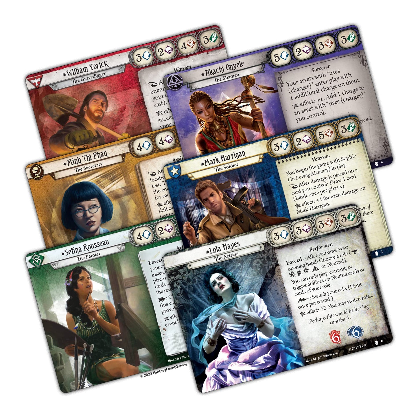 Fantasy Flight Games Arkham Horror The Card Game The Path To Carcosa Investigator Expansion - Enveil The Madness! Lovecraftian Cooperative Lcg, Ages 14+, 1-4 Players, 1-2 Hour Playtime, Made