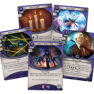 Fantasy Flight Games Arkham Horror The Card Game Jacqueline Fine Starter Deck - Unleash Mystic Powers! Lovecraftian Cooperative Living Card Game, Ages 14+, 1-4 Players, 1-2 Hour Playtime, Made