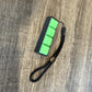 Four-Button Clicky Mechanical Switch Fidget Toy | Stim Toy, Stress Relief, Adhd (Black Base, Green Keycaps)
