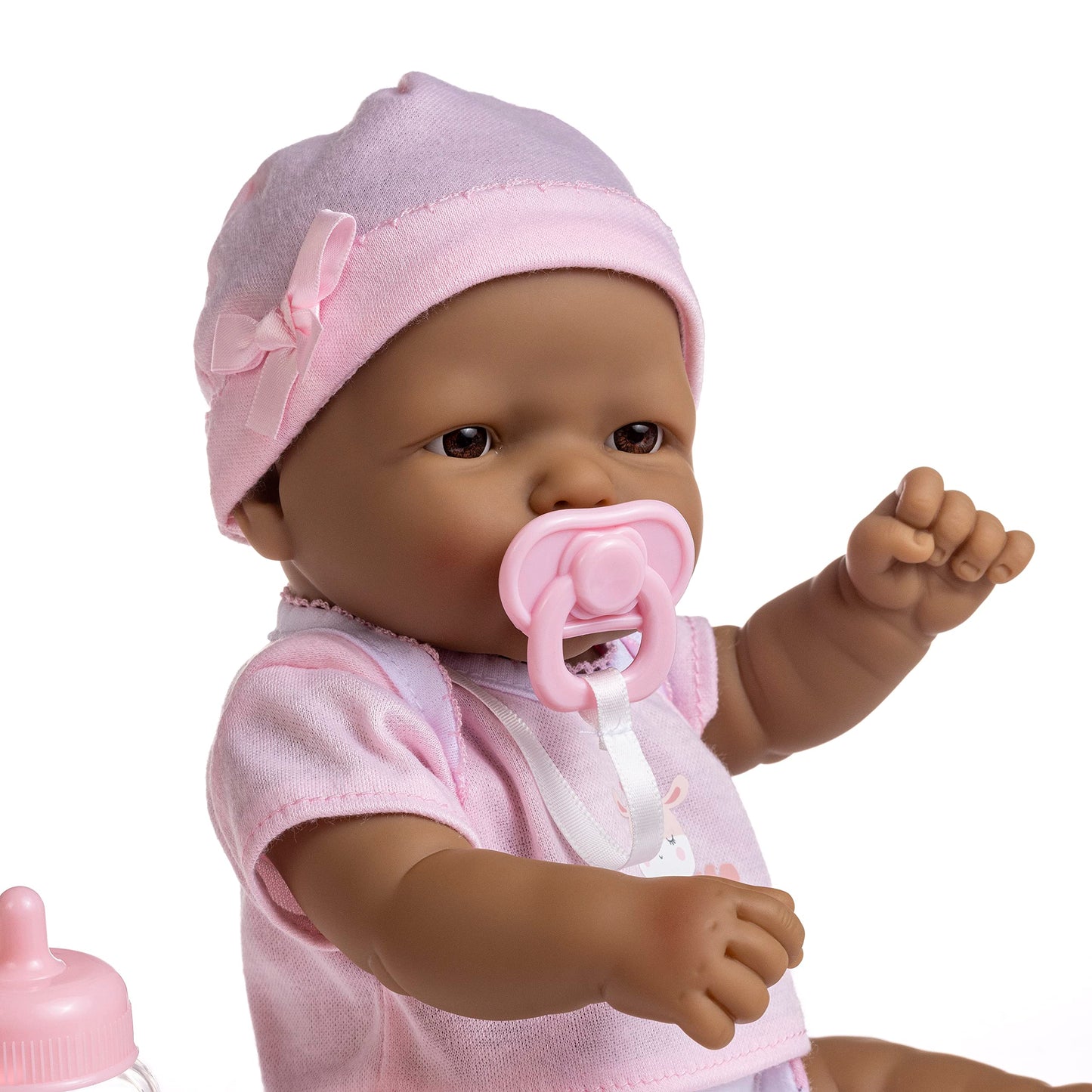 Jc Toys - La Newborn Nursery | 7 Piece Baby Doll Gift Set | 12'' Life-Like Hispanic Doll With Accessories | Purple | Ages 2+ (18