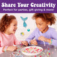 Creativity for Kids Mermaid Bead Jewelry Jar: Create 40+ Friendship Bracelets for Girls, DIY Girls Beads Jewelry Making Kit, Mer