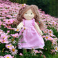 Blissfulpixie Handmade Waldorf Doll- Amy 12'', Soft Girl Rag Doll With Cute Stuffed Plush, Ideal First Doll For Babies & Toddler
