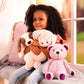 B. Toys- B. Softies-12' Plush Dog - Huggable Dog Stuffed Animal Toy – Soft & Cuddly Plush Puppy – Washable – Babies, Toddlers, Kids- Happy Hues- Cupcake Pup- 0 Months +