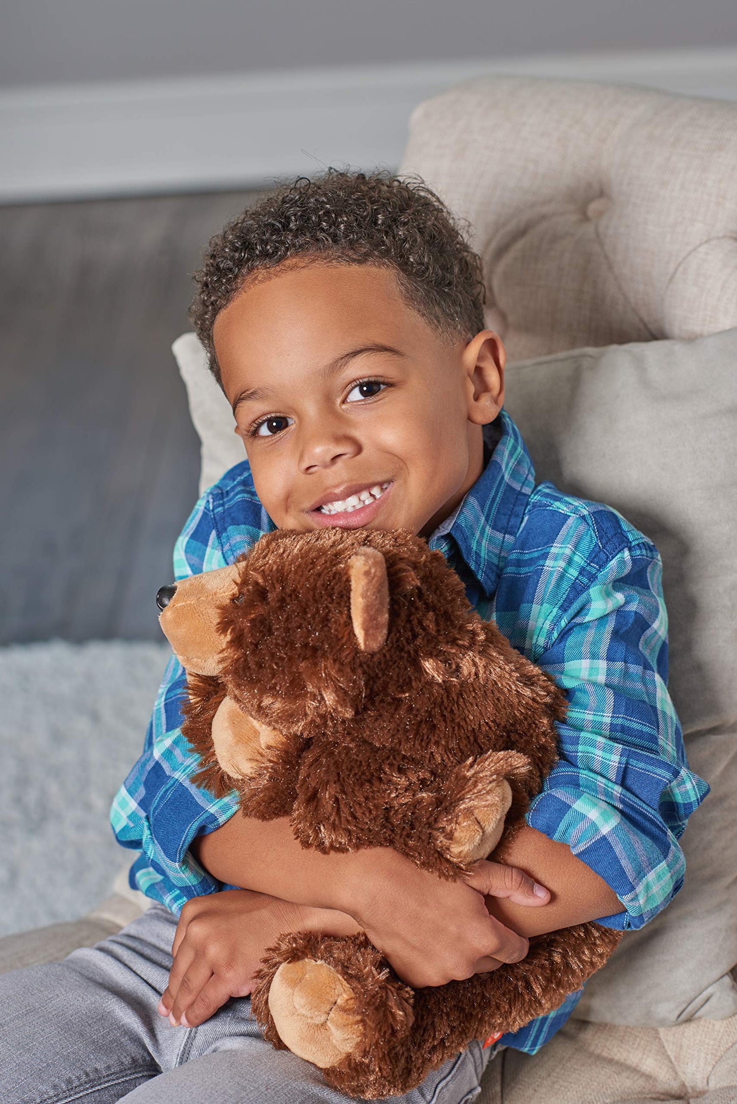 WILD REPUBLIC Brown Bear Plush Toy - Cuddlekins 12" Stuffed Animal, Soft Plush Gift for Kids, Model 10924