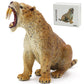 Gemini&Genius Smilodon Action Figure Toy, Saber-Toothed Tiger Wild Animal Model Toy, Beautiful And Accurate Sculptures Of Tiger Animal Toy Figure, Gift, Collection, Display & Play For Kids Collectors