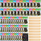 Fulmoon 60 Pcs Bulk Scratch Note Pads for Kids Scratch Paper Art Notebooks Rainbow Party Favors with Wooden Stylus Coloring Book