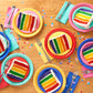 American Greetings Rainbow Party Supplies For Graduation, Birthdays And All Occasions, Multicolor Paper Dinner Plates (50-Count)