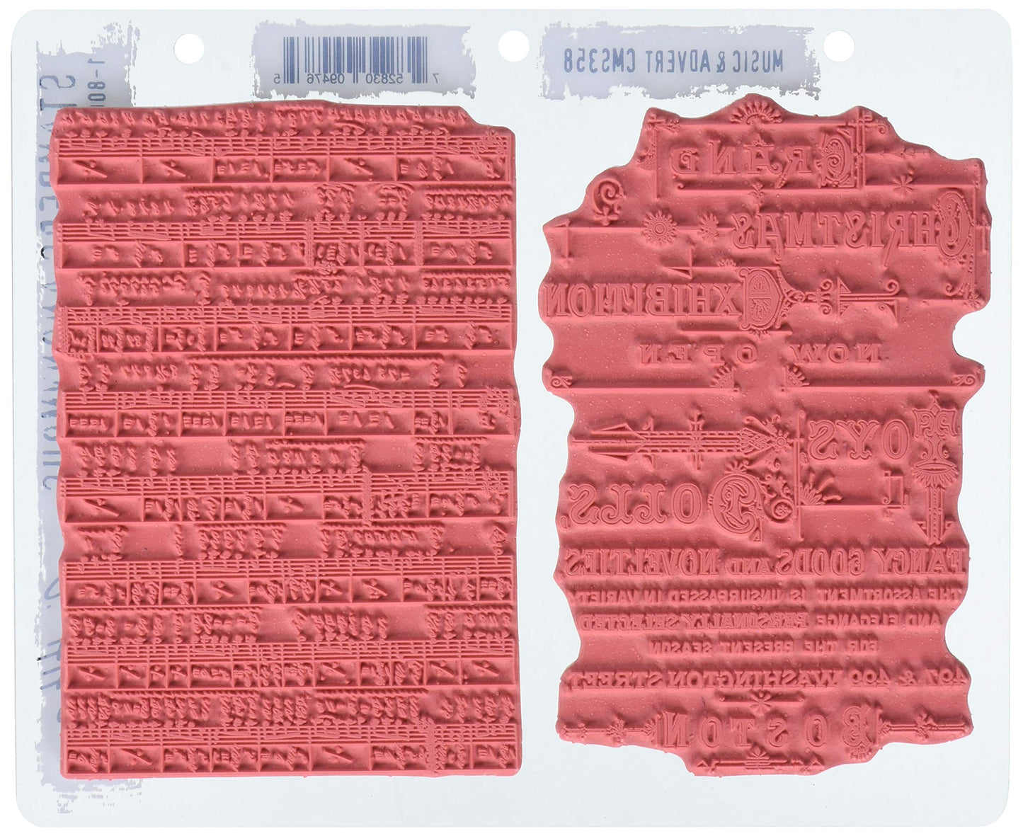 Stampers Anonymous ClingStamp TH Music & Advert