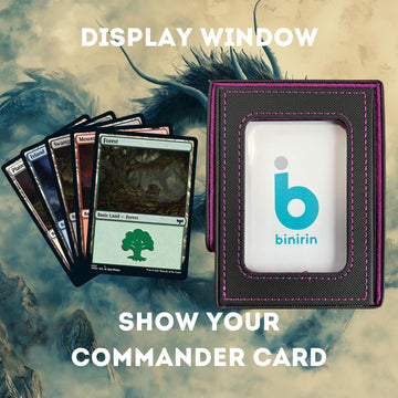 Binirin Mtg Deck Box 280+ Card Storage Case, Durable Commander Deck Protector | Reinforced Shell | Portable Gaming Accessories O