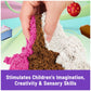 Kinetic Sand Scents Ice Cream Treats Playset, 3 Colors, 6 Tools, Sensory Toys for Kids Ages 3+