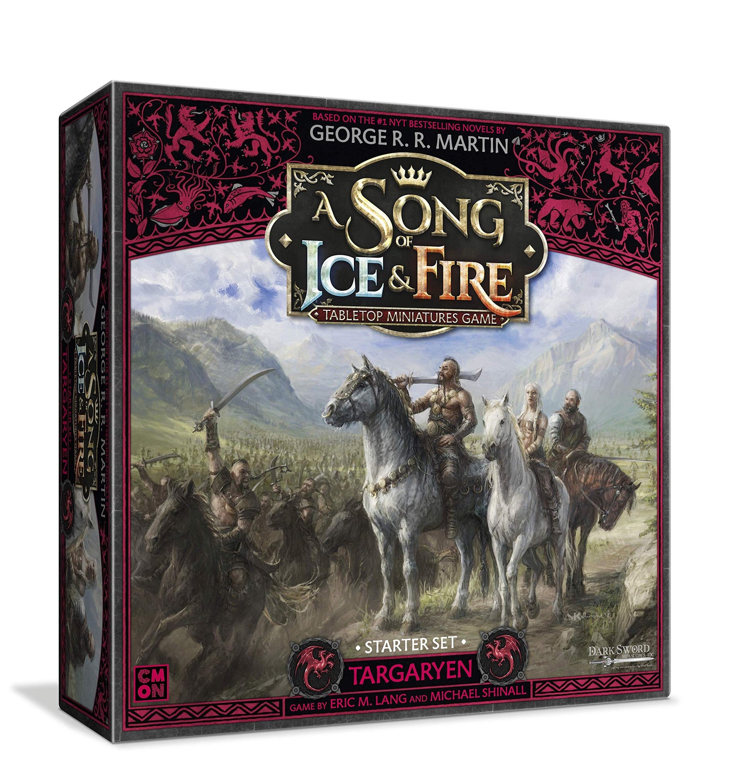Cmon A Song Of Ice & Fire Tabletop Miniatures Game Targaryen Starter Set - Command The Fierce House Targaryen! Strategy Game For