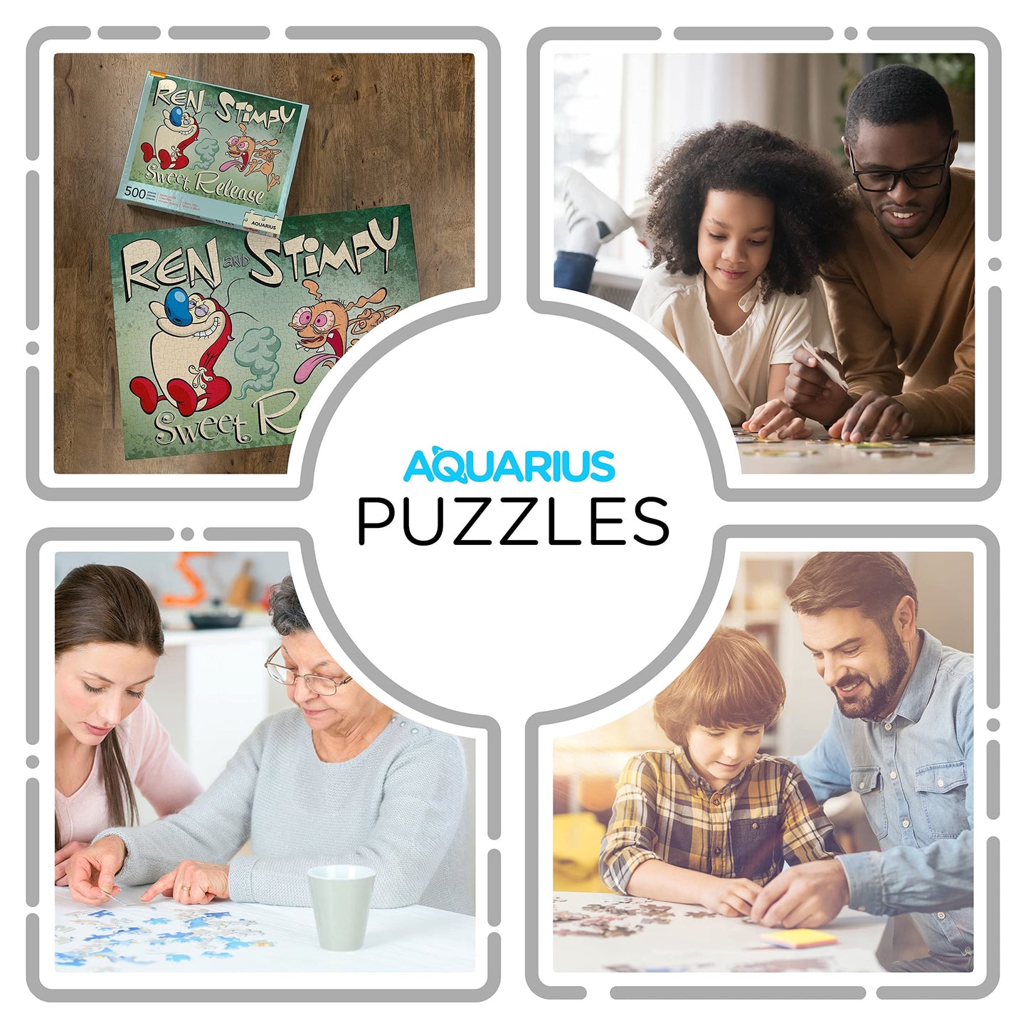Aquarius Ren & Stimpy Puzzle (500 Piece Jigsaw Puzzle) - Glare Free - Precision Fit - Officially Licensed Ren & Stimpy Merchandi