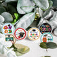 150PCS Kindergarten Graduation Round Candy Sticker, 6 Designs Preschool Stickers Cartoon Teacher Reward Sticker Good Job Labels