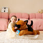 Tumyay Giant German Shepherd Dog Stuffed Animal Plush Soft Toy,30'' Large Cuddly Puppy Toys Jumbo Cute Big Size Huge Plushy Plus