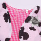 Nuehoryu Cowgirl Costume For Girls Western Outfit With Cowgirl Hat For Halloween Western Rodeo Dress Up (5-6 Years)
