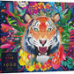 Elena Essex Jigsaw Puzzles 1000 Pieces - Roar Power/Puzzles For Adults 1000 Pieces / 1000 Piece Puzzle/Cool Animal Tiger Cat Puzzle/Puzzle Size 20X28 Inches
