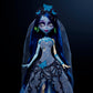 Monster High Skullector Doll, Corpse Bride Emily Collectible In Gothic Spiderweb Wedding Dress With Accessories Like Gauze Veil