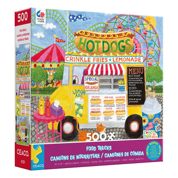 Ceaco - Food Trucks - Hot Dog Truck Ii - 500 Piece Jigsaw Puzzle