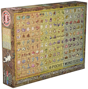 Ensky 1000 Piece Jigsaw Puzzle Visual Dictionary Of Pokemon Pokedex No.001~151 (51 X 73.5 Cm)