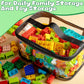 4 Packs Clear Toy Storage Bags- 9.4 X 6.7 X 4.3 Inch Transparent Pvc Toy Organizing Bags With Zipper- Waterproof Toy Storage Org