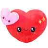 Squishable Heart 15" Plush Toy - Pink Soft Plush Stuffed Animal, Model 841024113587