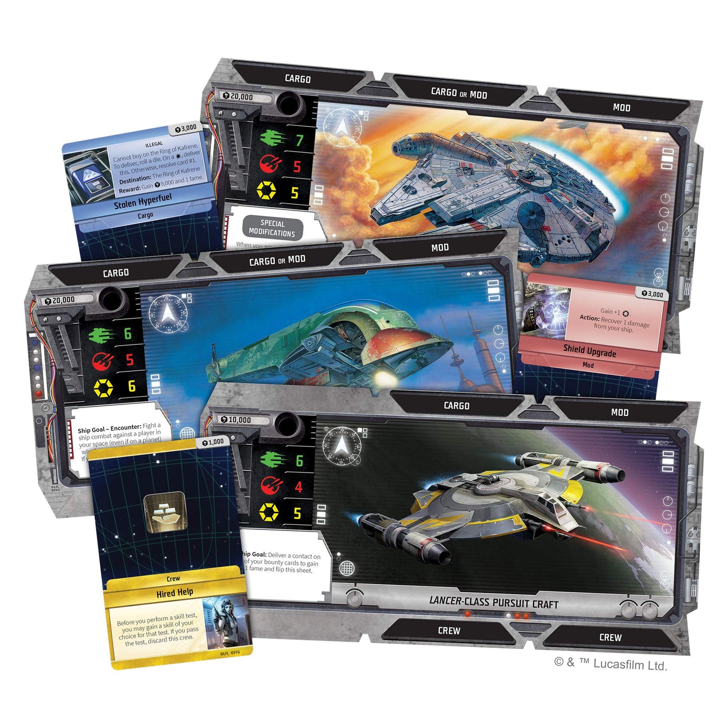 Fantasy Flight Games Star Wars Outer Rim Board Game | Strategy & Adventure Game for 1-4 Players | Ages 14+ | Cardboard | Model FFGSW06