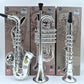 Toy Instruments Set Trumpet  Saxophone and Clarient with Standard Keys in Perfect Pitch are Easy and intuitive to Create Real Music. Instruments Measures 16 inches in Length.