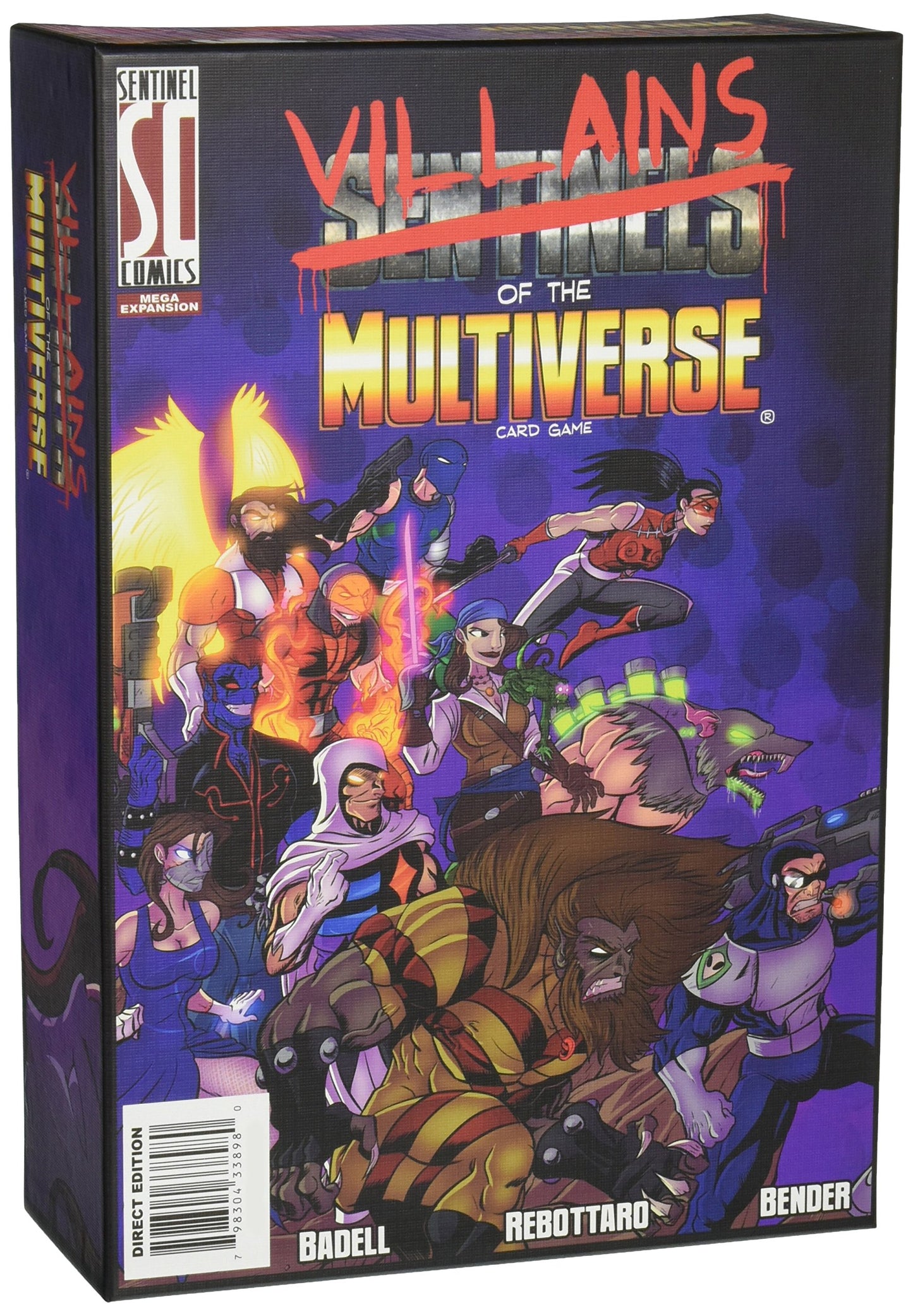 Greater Than Games: Sentinels Of The Multiverse: Villains Of The Multiverse, Strategy Board Game, 2 To 5 Players, 30 To 60 Minute Play Time, For Ages 13 And Up