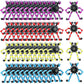 Zhanmai 12 Pack Funny Sensory Fidget Toys, Transformable Fidget Spinners Deformable Chain DIY Robot Spinner Sensory Toy, Stress 