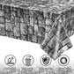 Irenare Stone Wall Tablecloths, Medieval Themed Party Decorations Supplies Disposable Plastic Brick Stone Tablecloth Castle Brick Wall Table Covers For Halloween Birthday Party Favors(3 Pack)