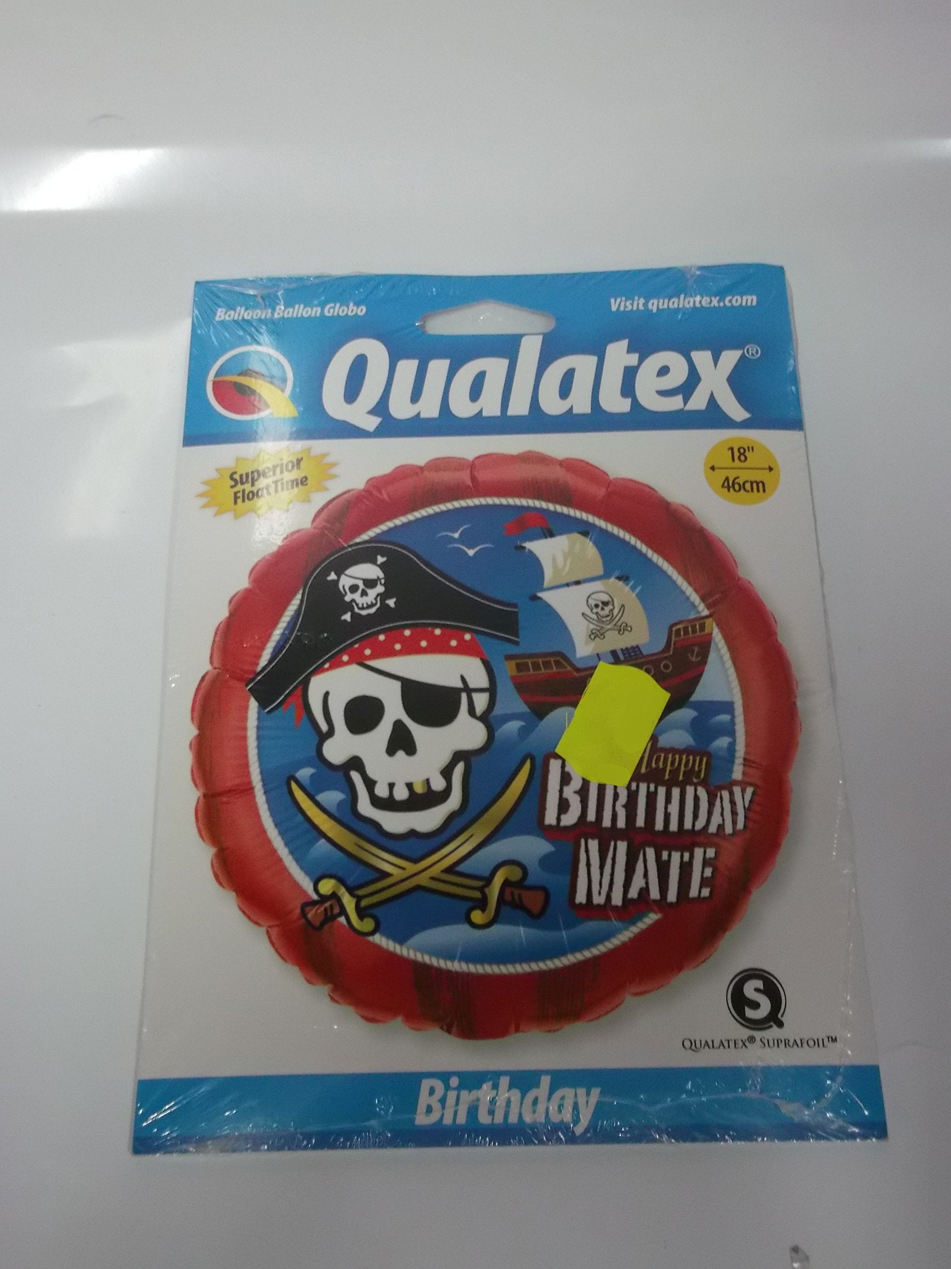 Qualatex 18 Birthday Mate Pirate Ship