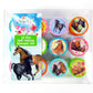 Tinymills 12 Pcs Horse Pony Western Stamp Kit For Kids Self Inking Stamps Gift Easter Basket Filler Teacher Stamp Set Rewards