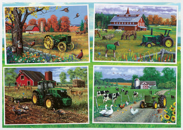 Ravensburger John Deere Classic - 500 Piece Large Format Jigsaw Puzzle | Unique Softclick Technology | Stunning Imagery | Sustainable Materials | Ideal For All Ages