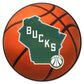 FANMATS 4161 Army West Point Black Knights Basketball Shaped Rug - 27in. Diameter, Basketball Design, Sports Fan Accent Rug