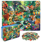 Lelemon Puzzles For Kids Ages 4-6, Jungle Puzzle 60 Piece Puzzles For Kids In A Metal Box, Educational Kids Puzzles Jigsaw Puzzles Childrens Puzzle Games Puzzle Toys For Girls And Boys