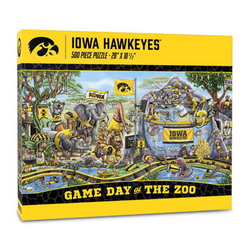 YouTheFan NCAA Iowa Hawkeyes Game Day at The Zoo 500pc Puzzle