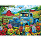 Miniwan 500 Piece Songbirds Farm Jigsaw Puzzle - Recycled Cardboard Large Pieces, All Ages Family Activity Gift 21X15 Inch