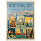 Mypuzzle New York City: Multi-Image Collage Print, Vintage Poster - Premium 500 Piece Jigsaw Puzzle For Adults