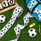 DECYOOL 800 Pcs Soccer Stickers Roll, Waterproof Sports Stickers for Boys Girls Self-Adhesive Soccer Ball Sticker for Water Bott